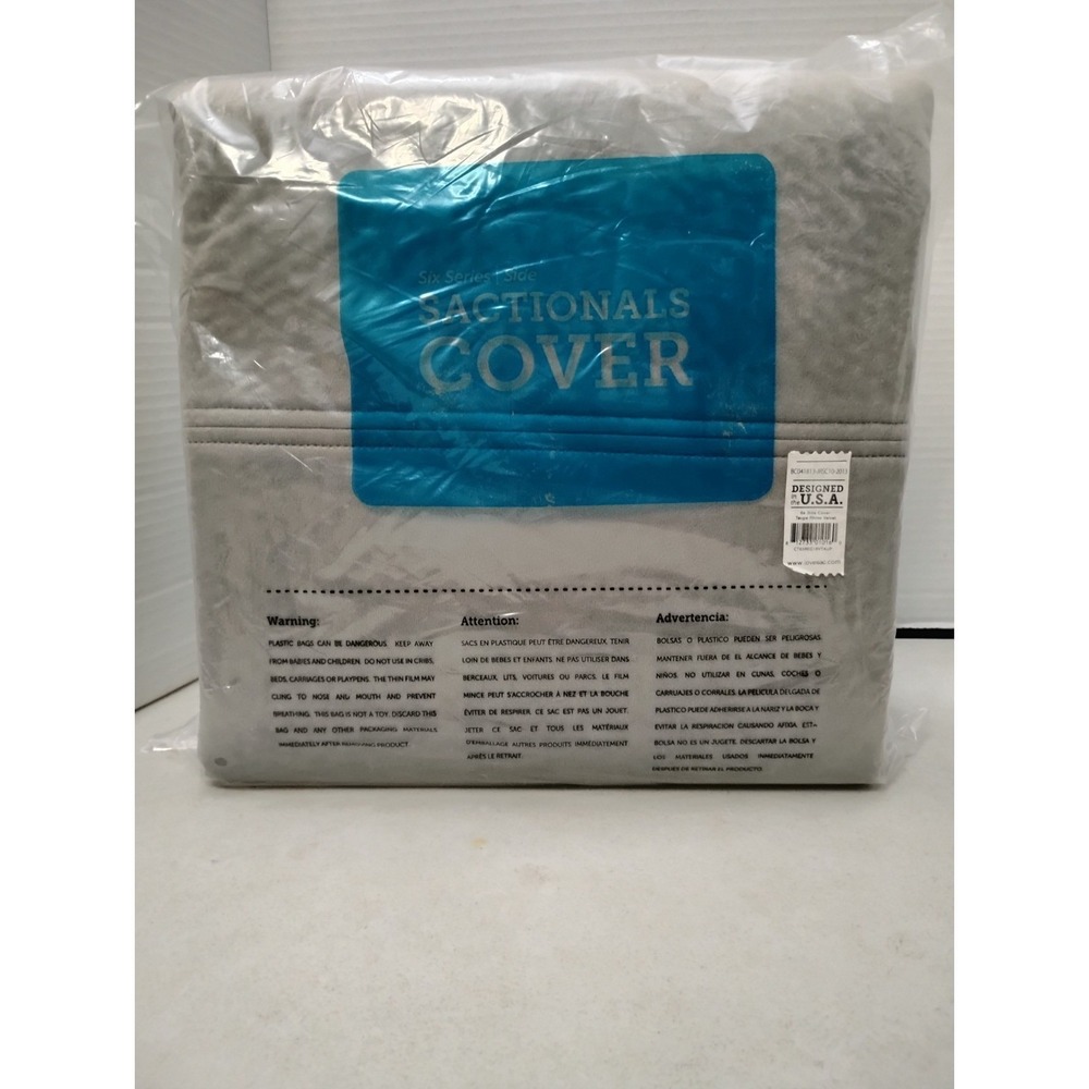 NEW LoveSac Sactionals Standard Side Cover Rhino Taupe Velvet CT6SREG1RVTAUP